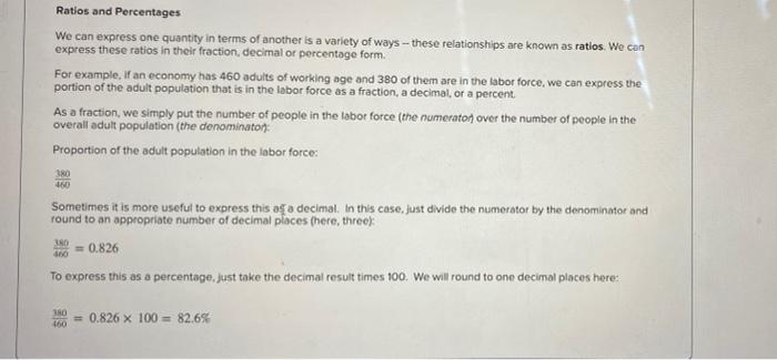 Ratios And Percentages We Can Express One Quantity In Terms Of Another Is A Variety Of Ways These Relationships Are Know 1