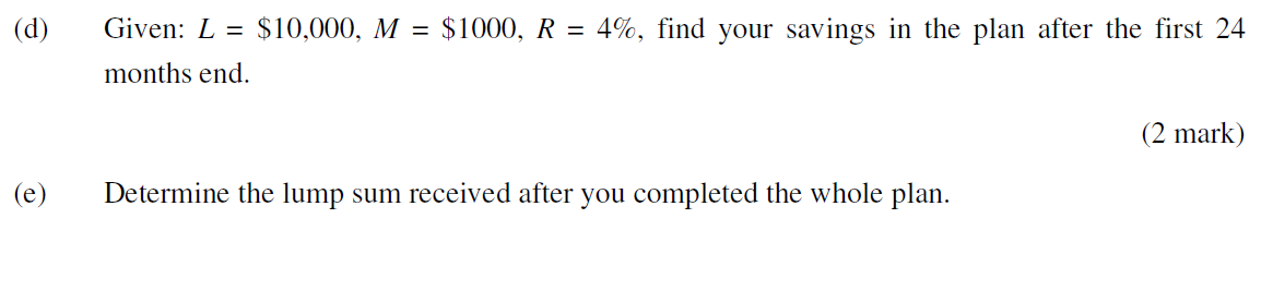 A Financial Advisor Suggests An Investment Plan For Your Consideration Your One Time Initial Investment Is L You Put 2