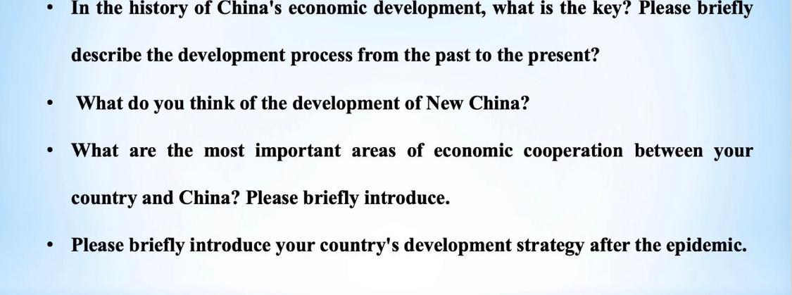 In The History Of China S Economic Development What Is The Key Please Briefly Describe The Development Process From Th 1