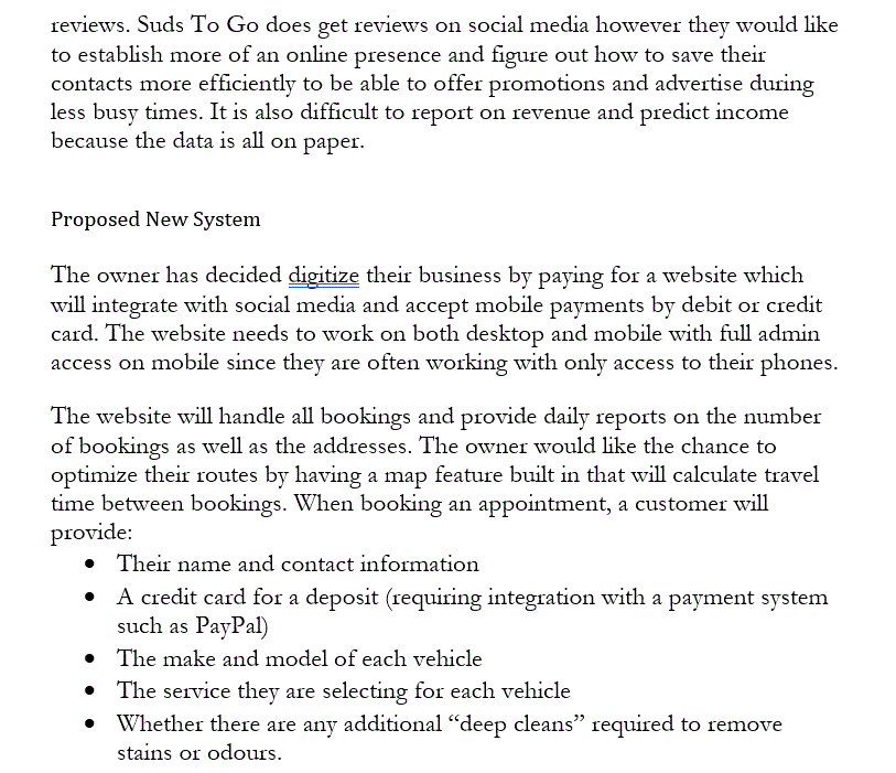 System Methodology Given The Required Is Below 5