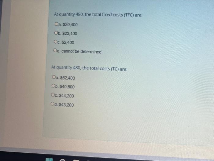 Case 5 130 90 85 Line X Is Oa Average Variable Cost Avc Ob Average Total Cost Atc Oc Marginal Cost Mc Od Aver 4