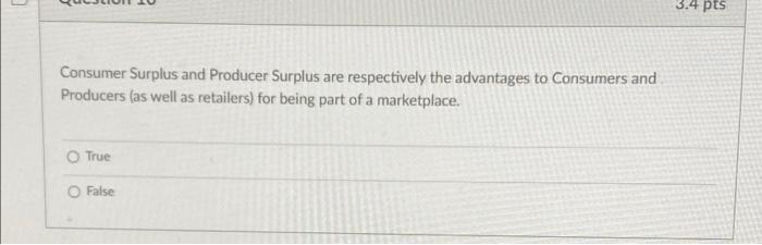 Consumer Surplus And Producer Surplus Are Respectively The Advantages To Consumers And Producers As Well As Retailers 1