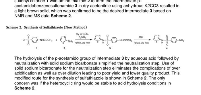Suntony Niazole P Acetamidobenzenesulfonamide 3 In Dry Acetonitrile Using Anhydrous K2co3 Resulted In A Light Brown Sol 1