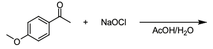 Provide A Mechanism For The Reaction Of 4 Methoxyacetophenone And Bleach Under Acidic Conditions This Is An Electrophil 1
