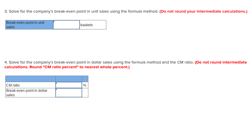 1 Mauro Products Distributes A Single Product A Woven Basket Whose Selling Price Is 11 And Whose Variable Expense Is 2