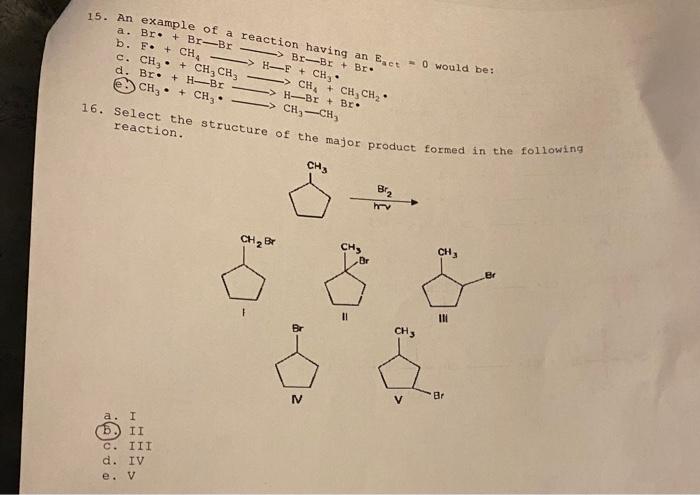 9 Given The Following Bond Dissociation Energies Dh Kj Mol Ch Ch H 410 569 431 366 297 Predict Which Of The Fol 2