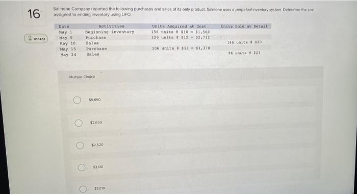 13 201504 Cushman Company Had 836 000 In Net Sales 365 750 In Gross Profit And 209 000 In Operating Expenses Cost 4