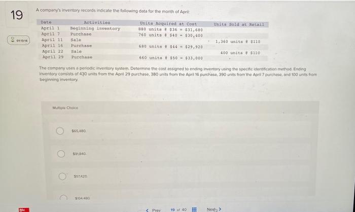 18 01 13 26 Grays Company Has The Following Purchases And Sales During The Month Of August Using The Fifo Perpetual Inv 2