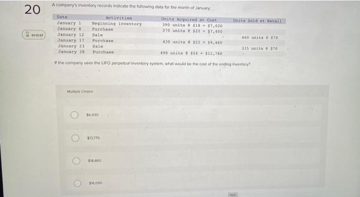 18 01 13 26 Grays Company Has The Following Purchases And Sales During The Month Of August Using The Fifo Perpetual Inv 3