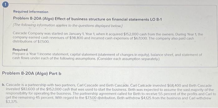 Income Statement Statement If Changes Bal Sheet 2