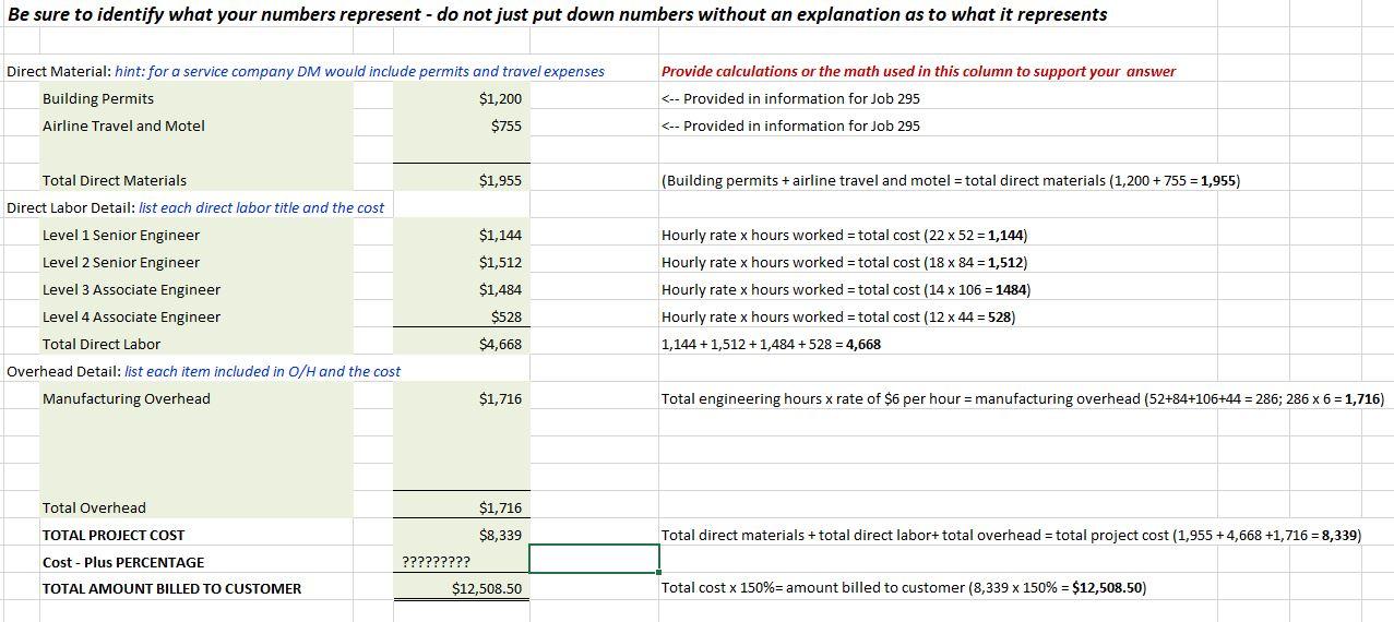 Can Someone Please Double Check My Answers And Help Me Out With Cost Plus Percentage I Put A Where I Am Stuck Tha 2