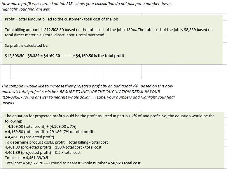 Can Someone Please Double Check My Answers And Help Me Out With Cost Plus Percentage I Put A Where I Am Stuck Tha 3