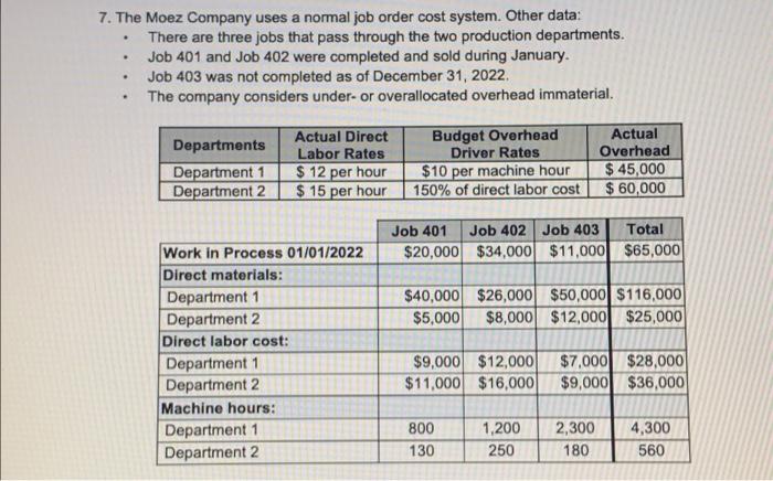 3 Sue Enterprises Uses A Normal Job Order Costing System And A Predetermined Overhead Rate Based On Machine Hours At T 2