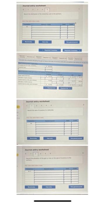 Problem 12 6a Algo Liquidation Of A Partnership Lo Ps Kenda Copley And Me Share Income And Loss In A 321 Ratio In To F 6