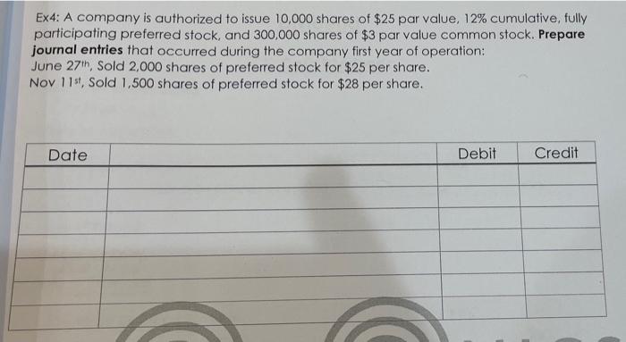 Ex4 A Company Is Authorized To Issue 10 000 Shares Of 25 Par Value 12 Cumulative Fully Participating Preferred Stoc 1