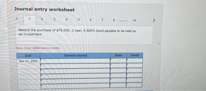 Prepare Entries To Record The Following Non Strategic Investment Transactions Of Arrowhead Investment Corporation If N 2