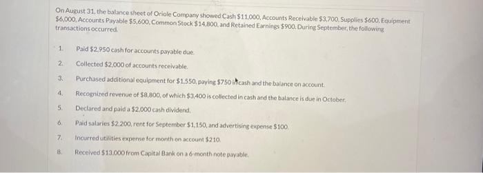 Liabilities Accounts Payable Stockholders Equity Liabilities And Stockholders Equity E 00 On August 31 The Balance 2