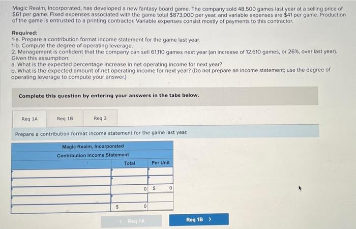 Magic Realm Incorporated Has Developed A New Fantasy Board Game The Company Sold 48 500 Games Last Year At A Selling 1