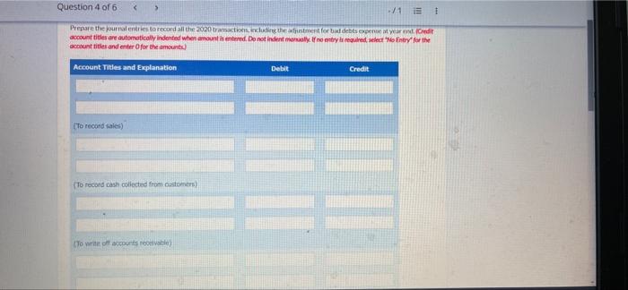 Current Attempt In Progress Majestic Equipment Sales Company Which Sells Only On Account Had A 128 000 Balance In Its 2