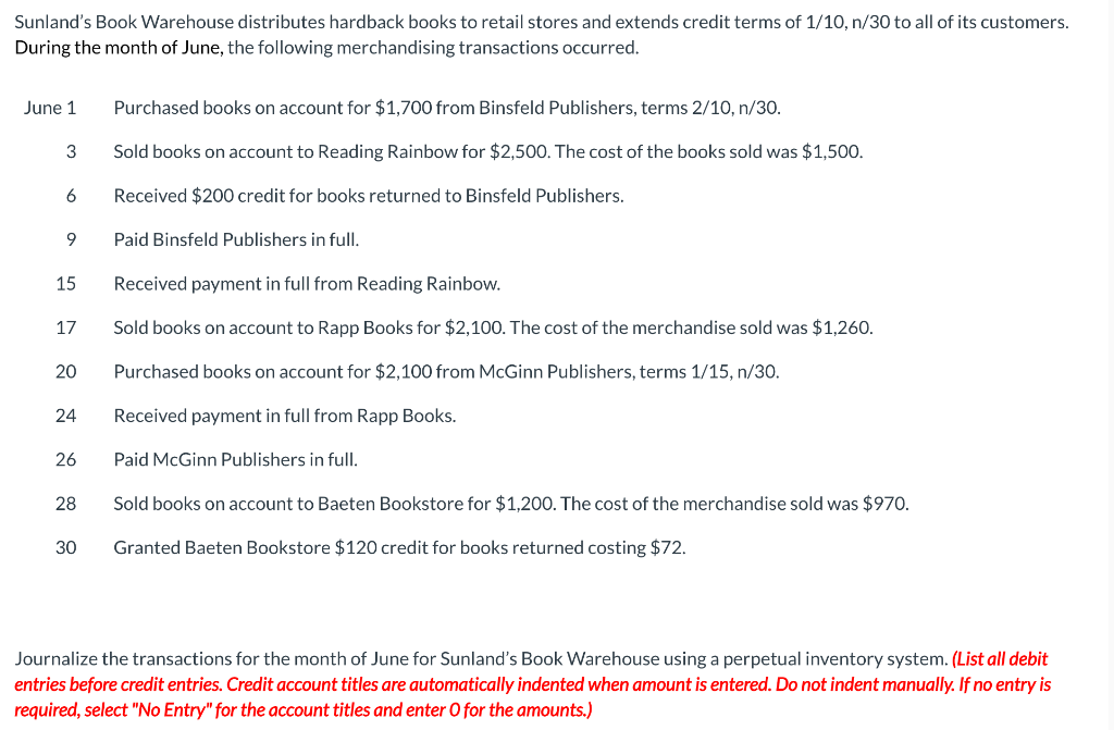 Sunland S Book Warehouse Distributes Hardback Books To Retail Stores And Extends Credit Terms Of 1 10 N 30 To All Of It 1