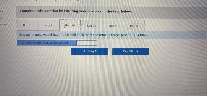2 Po 5 Gence Exercise 5 18 Break Even And Target Profit Analysis Margin Of Safety Cm Ratio Lo5 1 Lo5 3 Lo5 5 Lo5 6 4