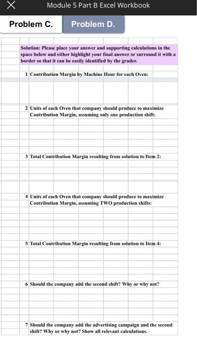 Determine The Contribution Margin Per Machine Hour That Each Product Generates 4 Points 2 How Many Units Of The Littl 2