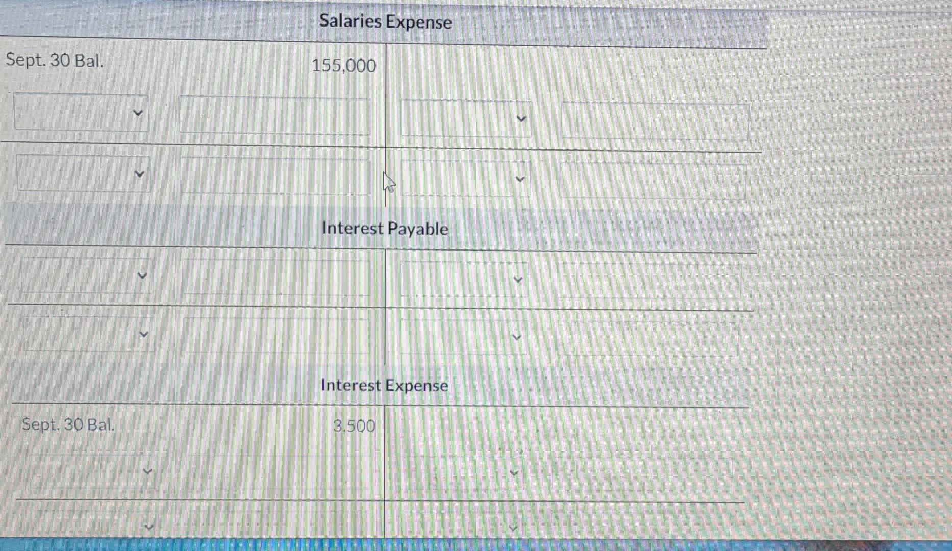 Pharoah Company Has A September 30 Fiscal Year End And Prepares Adjusting Entries On An Annual Basis The Trial Balance 7