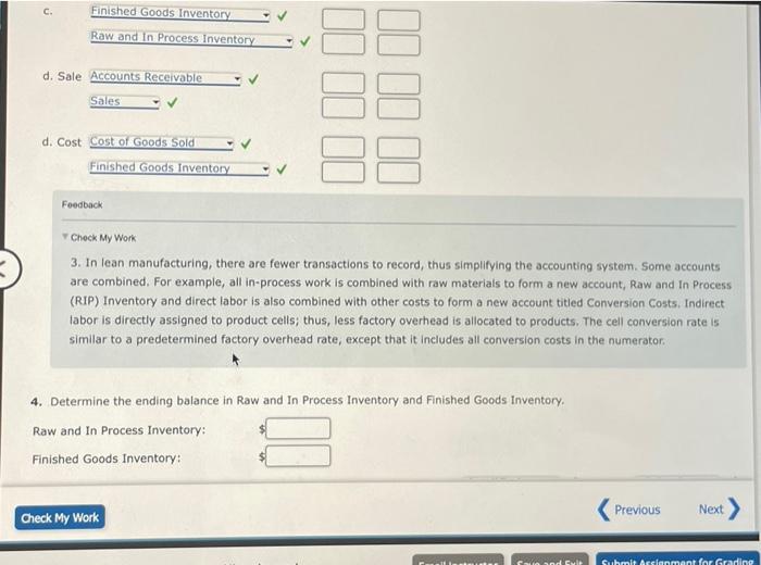 Lean Accounting Dashboard Inc Manufactures And Assembles Automobile Instrument Panels For Both Ecar Motors And Greenvil 3