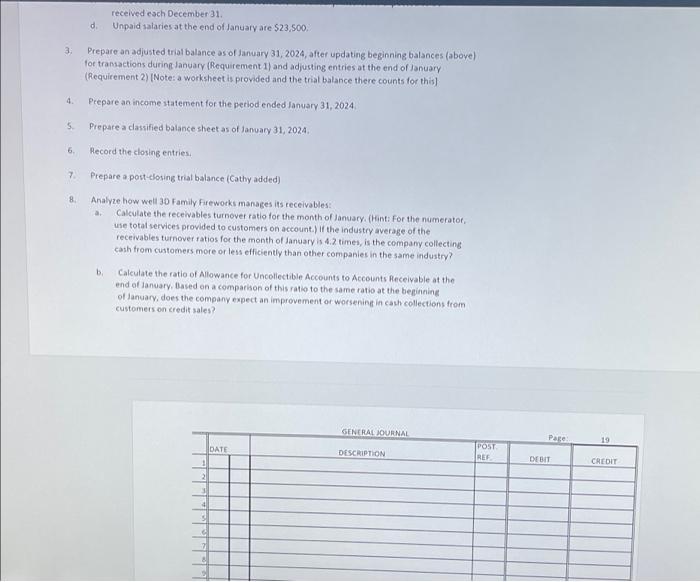 E3 21 Please Note That The Numbers In This Exercise Are Different Than In The Text On January 1 2024 The General Le 2