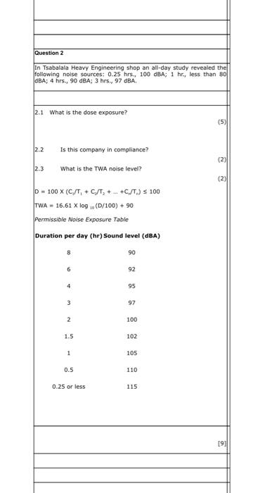 Question 1 A Standing Inspector Picks Up 20 Lb Castings From A Pallet The Floor And Lift It 50 Inches High With A Horizo 2