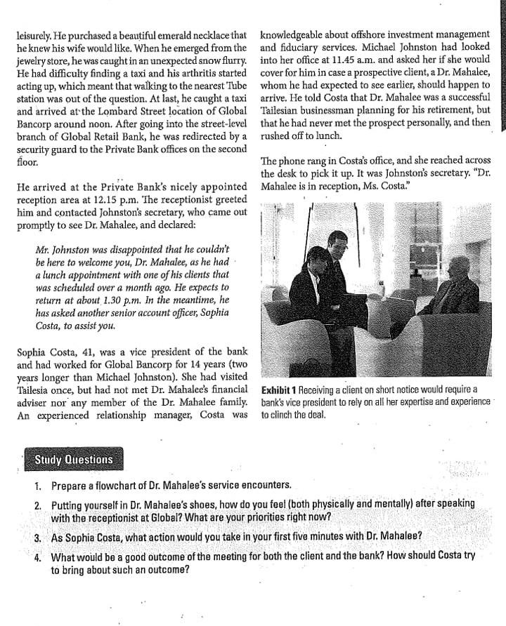Dr Mahalee Goes To London Global Client Management Christopher H Lovelock A Senior Account Officer At An Internationa 2