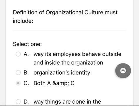 Which Of The Following In Your Opinion May Not Be Part Of A Model For The Formation Of Culture Select One A Shared Va 8