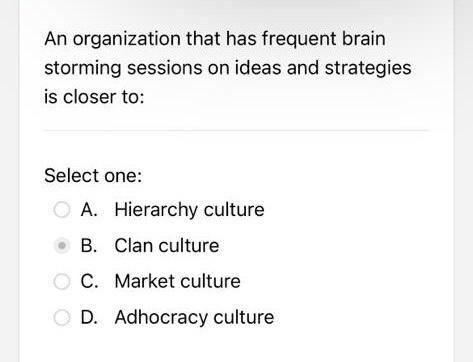 Which Of The Following In Your Opinion May Not Be Part Of A Model For The Formation Of Culture Select One A Shared Va 9