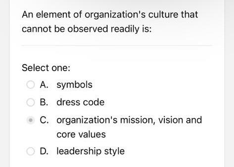 Which Of The Following In Your Opinion May Not Be Part Of A Model For The Formation Of Culture Select One A Shared Va 10