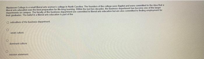 Masterson College Is A Small Liberal Arts Women S College In North Carolina The Founders Of The College Were Baptist An 1