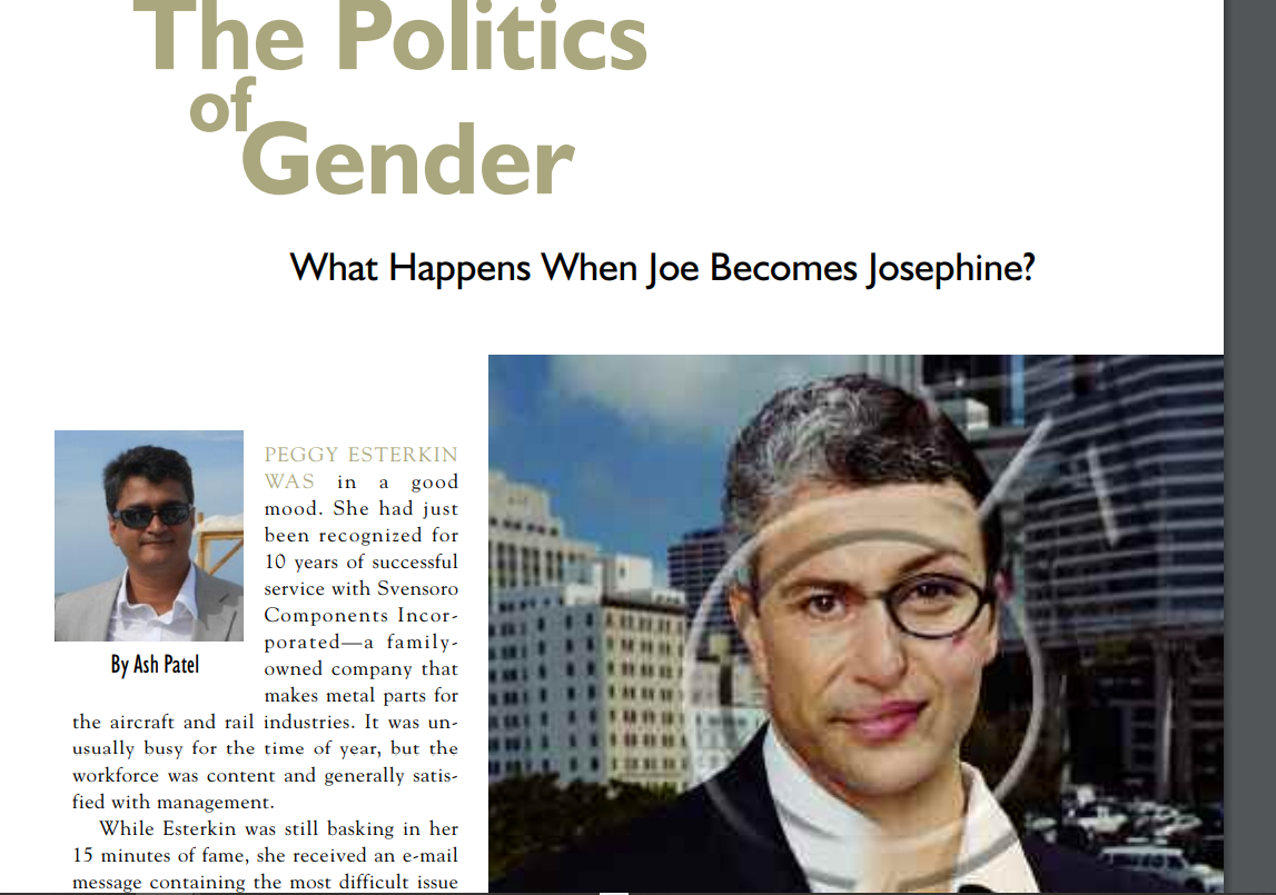The Politics Of Gender What Happens When Joe Becomes Josephine Peggy Esterkin Was In A Good Mood She Had Just Been Re 1