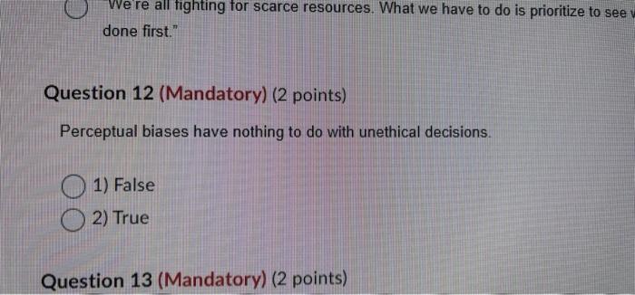 Question 7 Mandatory 2 Points Which Of The Following Describes The Concept Of Availability Blas O When A Person S J 6