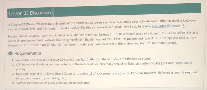 Download Evaluating Evidence For Your Discussion Post I Want You To Determine Whether Or Not You Believe This To Be A 2