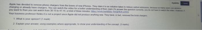 4 Points Apple Has Decided To Remove Phone Chargers From The Boxes Of New Iphones They Claim It Is An Initiative Taken 1