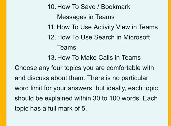 With The Change In Time And Technology Teams Perform Their Tasks Over A Common Online Platform Like Microsoft Teams And 2