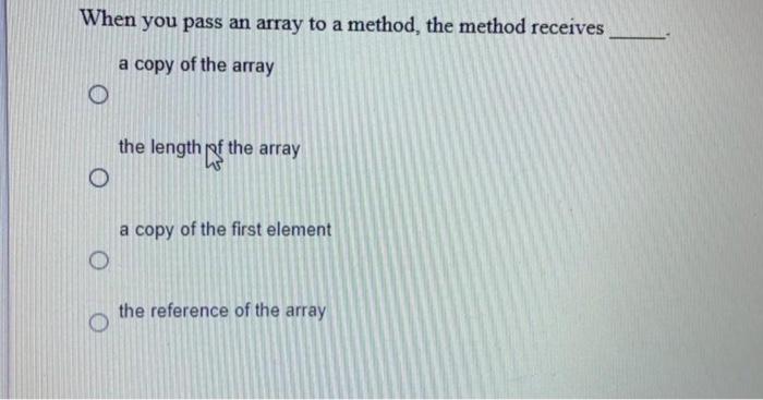 Which Of The Following Is A Correct Statement To Invoke The Method M1 Public Static Void M1 Double X Double Y 3
