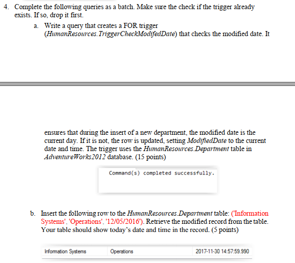 Use The Adventureworks2012 Database To Answer The Question 1
