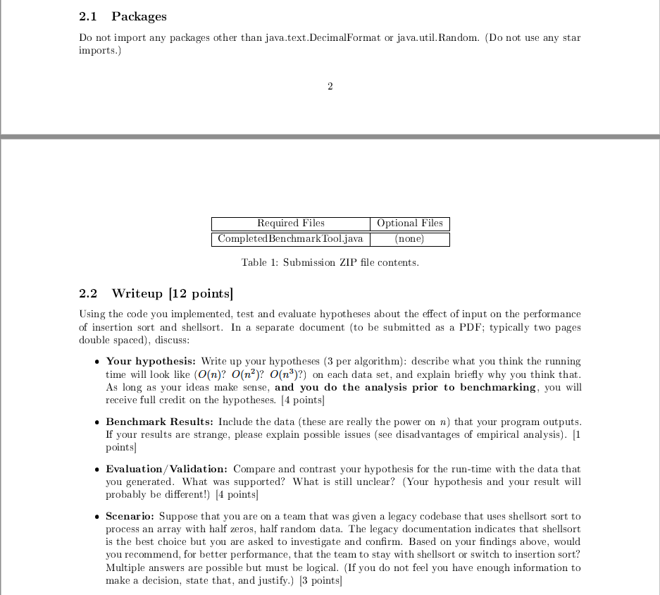 Summary In This Homework You Will Be Implementing Code To Generate Test Data And Benchmark Sorting 1 Background Learn 3