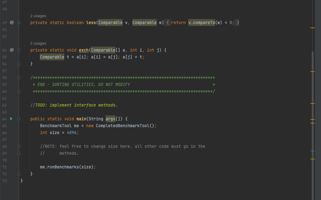 Summary In This Homework You Will Be Implementing Code To Generate Test Data And Benchmark Sorting 1 Background Learn 9