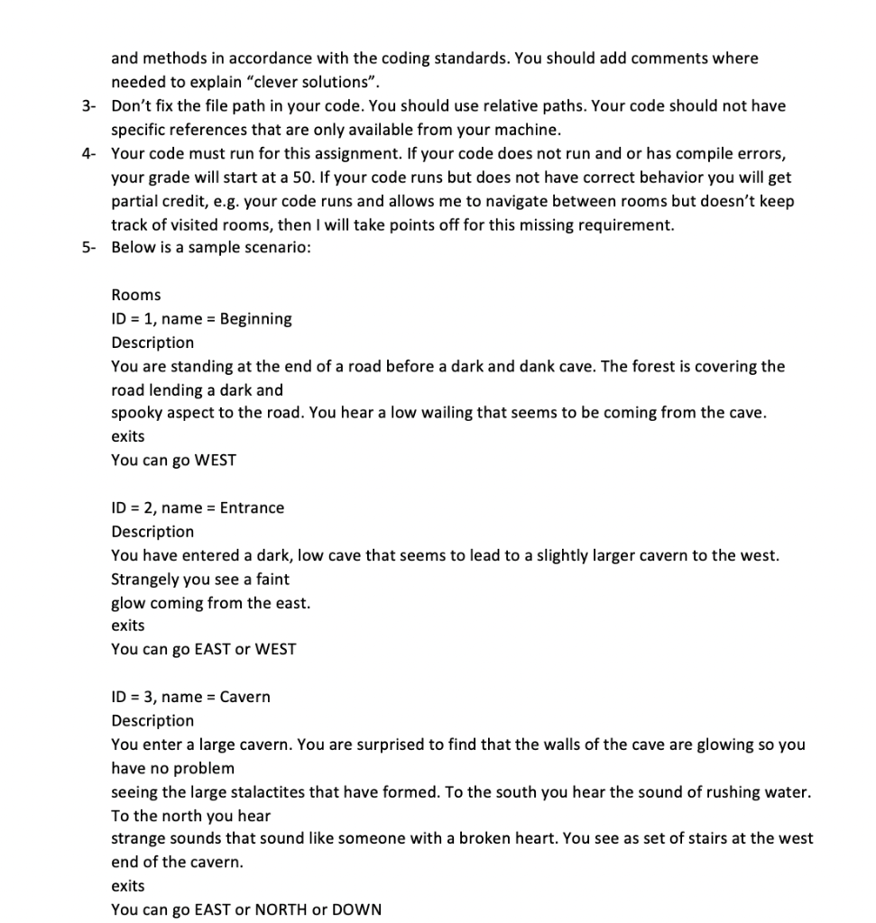 Please Include The Roommap2 Txt Items Txt Puzzles Txt With Your Answer That Is The Most Important Part A 3