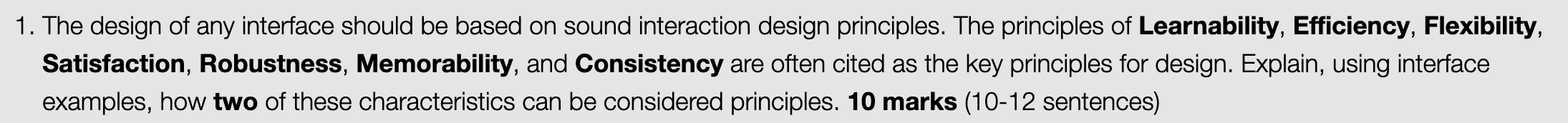 1 The Design Of Any Interface Should Be Based On Sound Interaction Design Principles The Principles Of Learnability E 1
