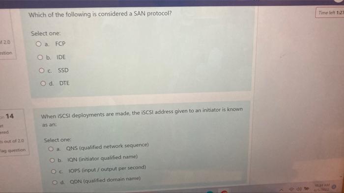 On 11 Yet Wered Nts Out Of 2 0 Flag Question Question 12 Not Yet Answered Points Out Of 2 0 Flag Question This Method Ca 2