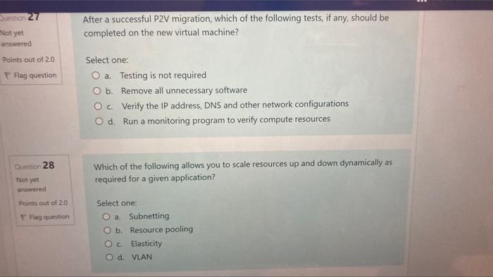 Red Out Of 2 0 Ag Question Question 26 Not Yet Answered Points Out Of 20 Flag Question An Application Was Installed On A 2