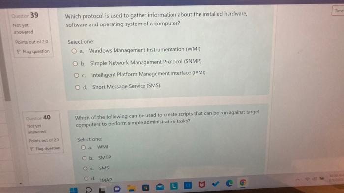 2037 Not Yet Nswered Points Out Of 20 Flag Question Question 38 Not Yet Answered Points Out Of 20 Flag Question Which Of 2