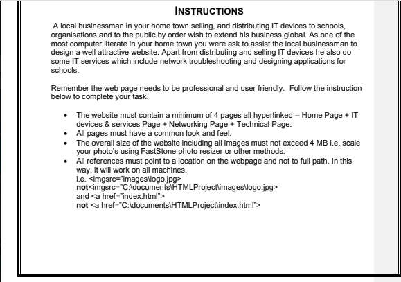Instructions A Local Businessman In Your Home Town Selling And Distributing It Devices To Schools Organisations And To 1
